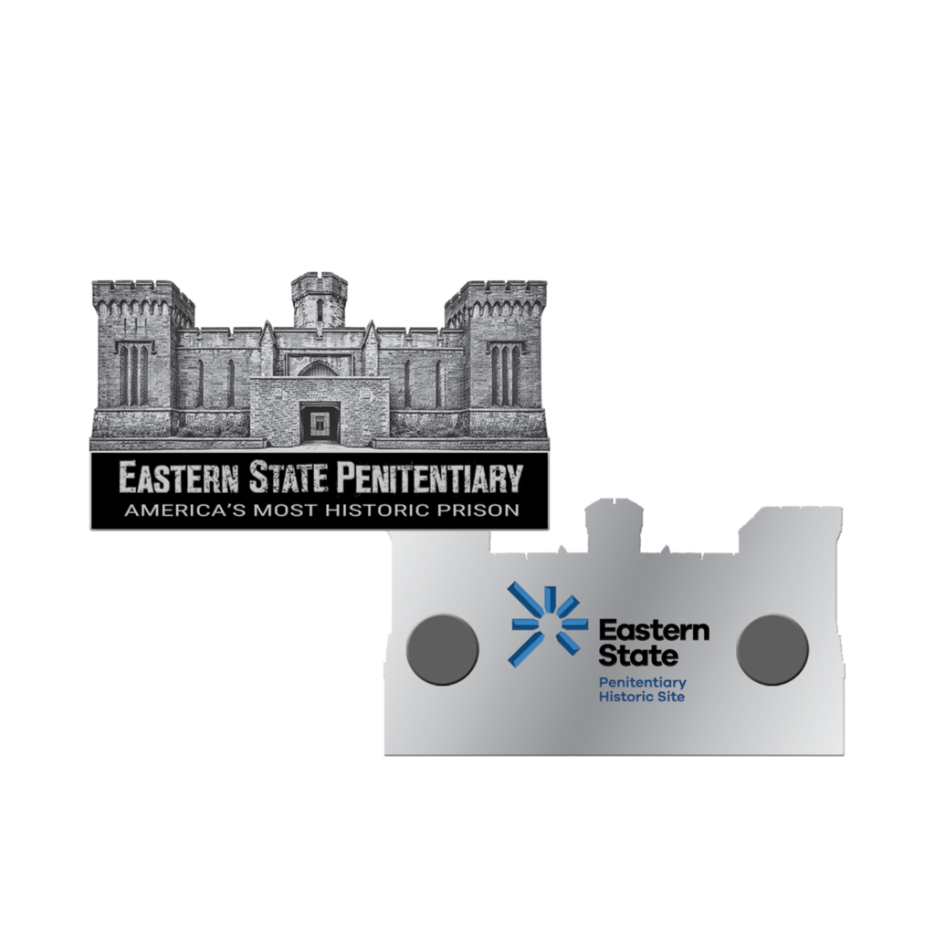 Magnet Sculpted Eastern State Penitentiary Building Facade Option B