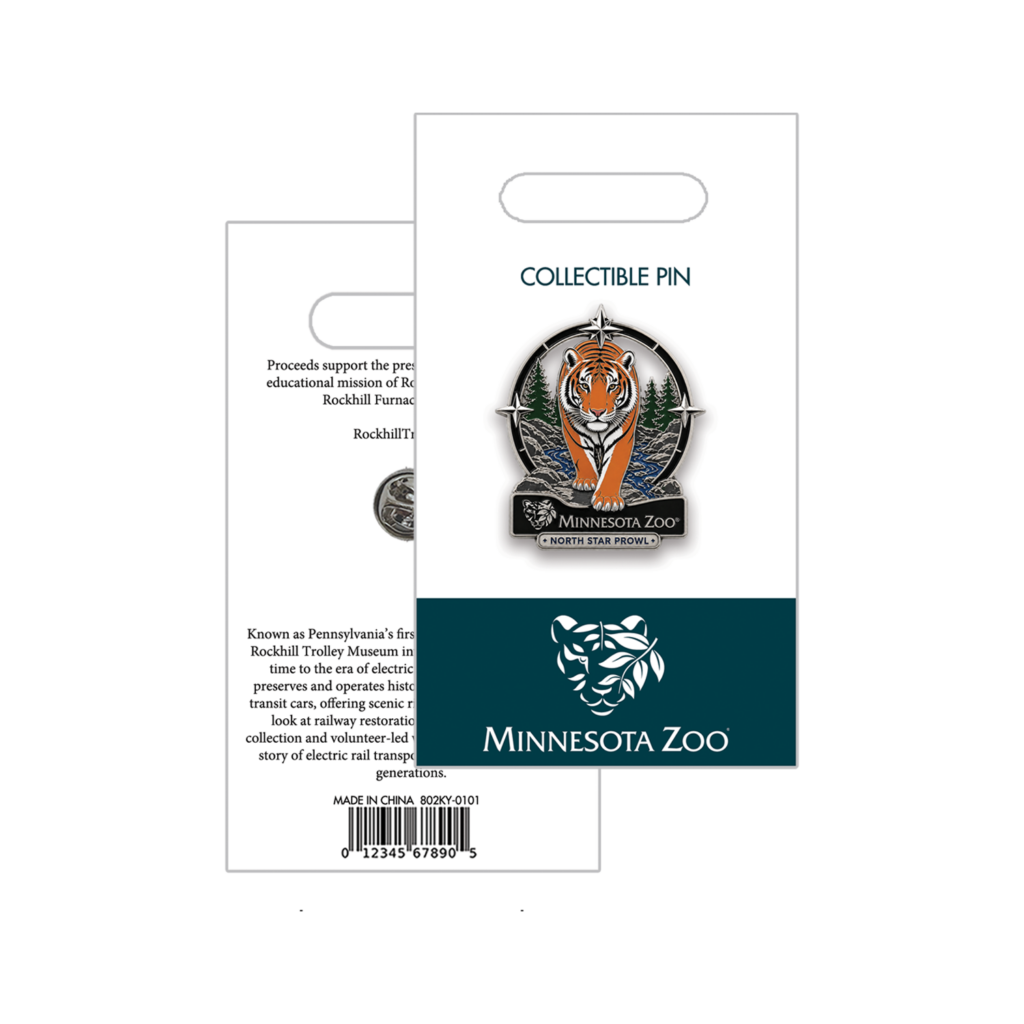 Pin Metal Infill Tiger North Star Minnesota Zoo